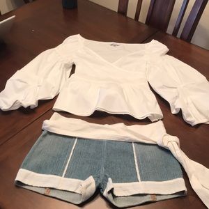 Shorts and Shirt set. Size S